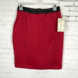 𝅺DEREK Hearts Red Skirt